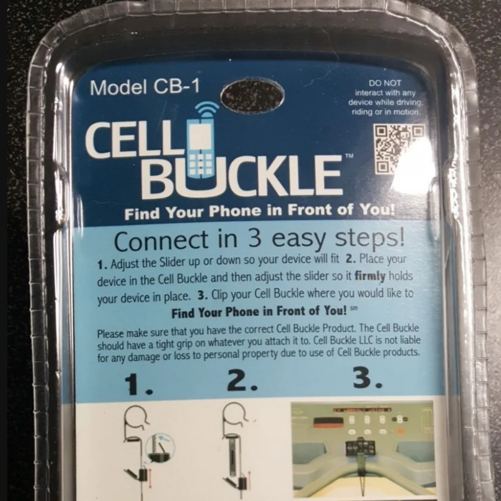 CELL BUCKLE CELL PHONE HOLDER
